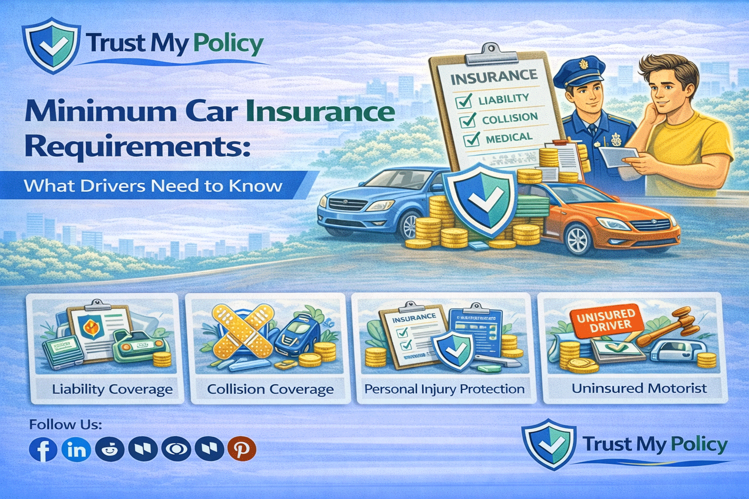 Minimum Car Insurance Requirements | Trust My Policy