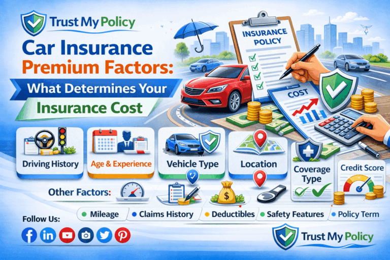 Car Insurance Premium Factors | Trust My Policy
