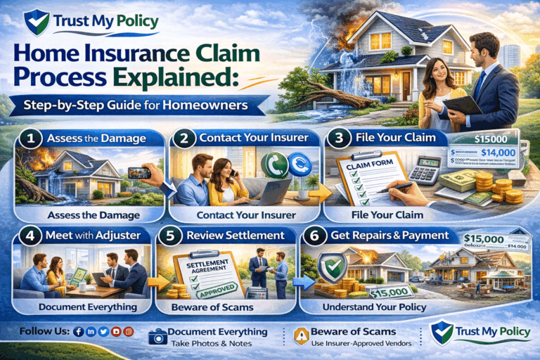 Home Insurance Claim Process | Trust My Policy