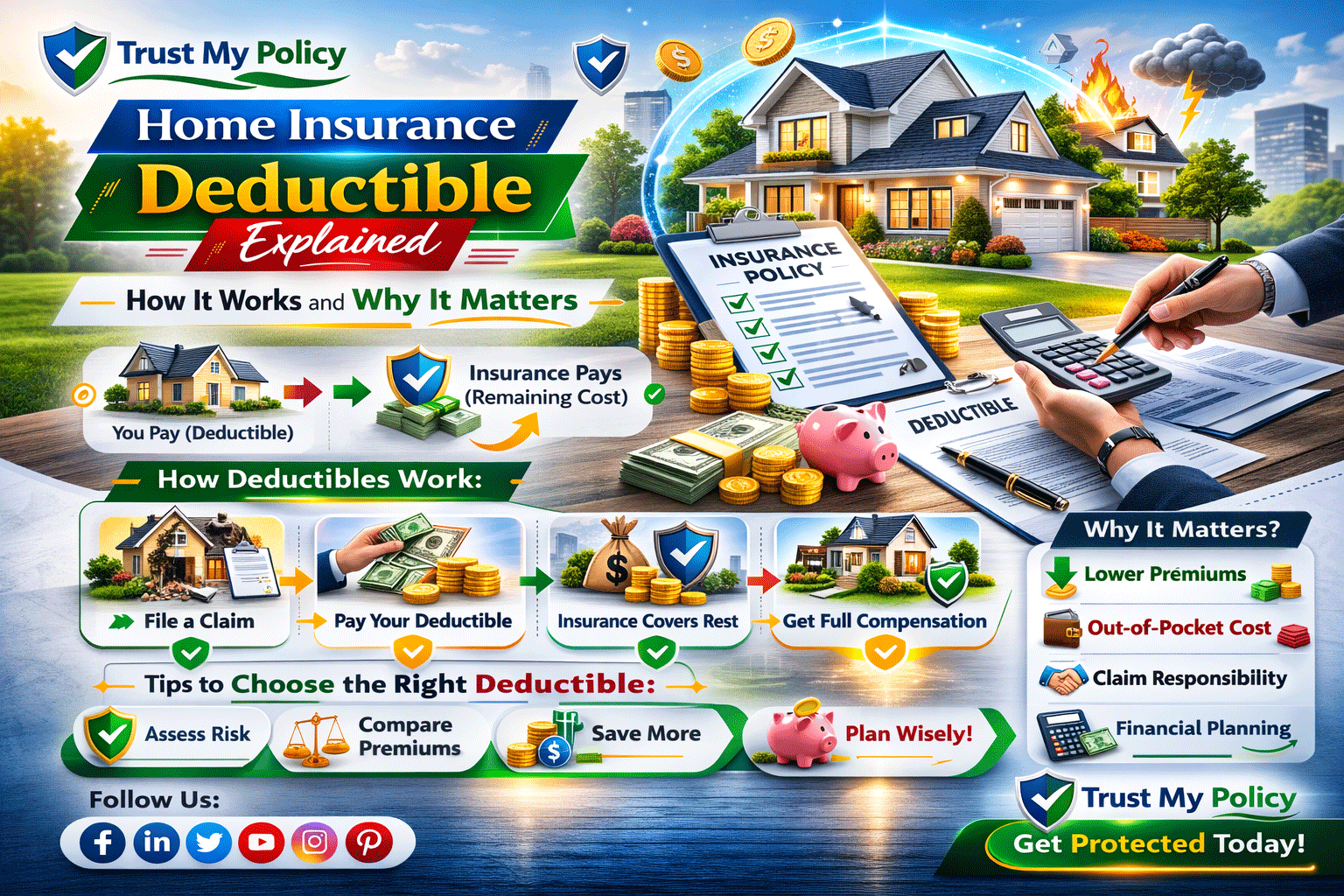 Home Insurance Deductible | Trust My Policy