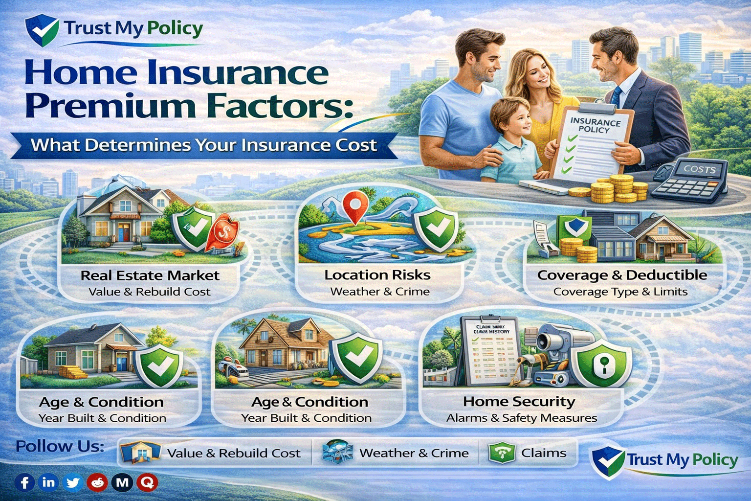 Home Insurance Premium Factors | Trust My Policy