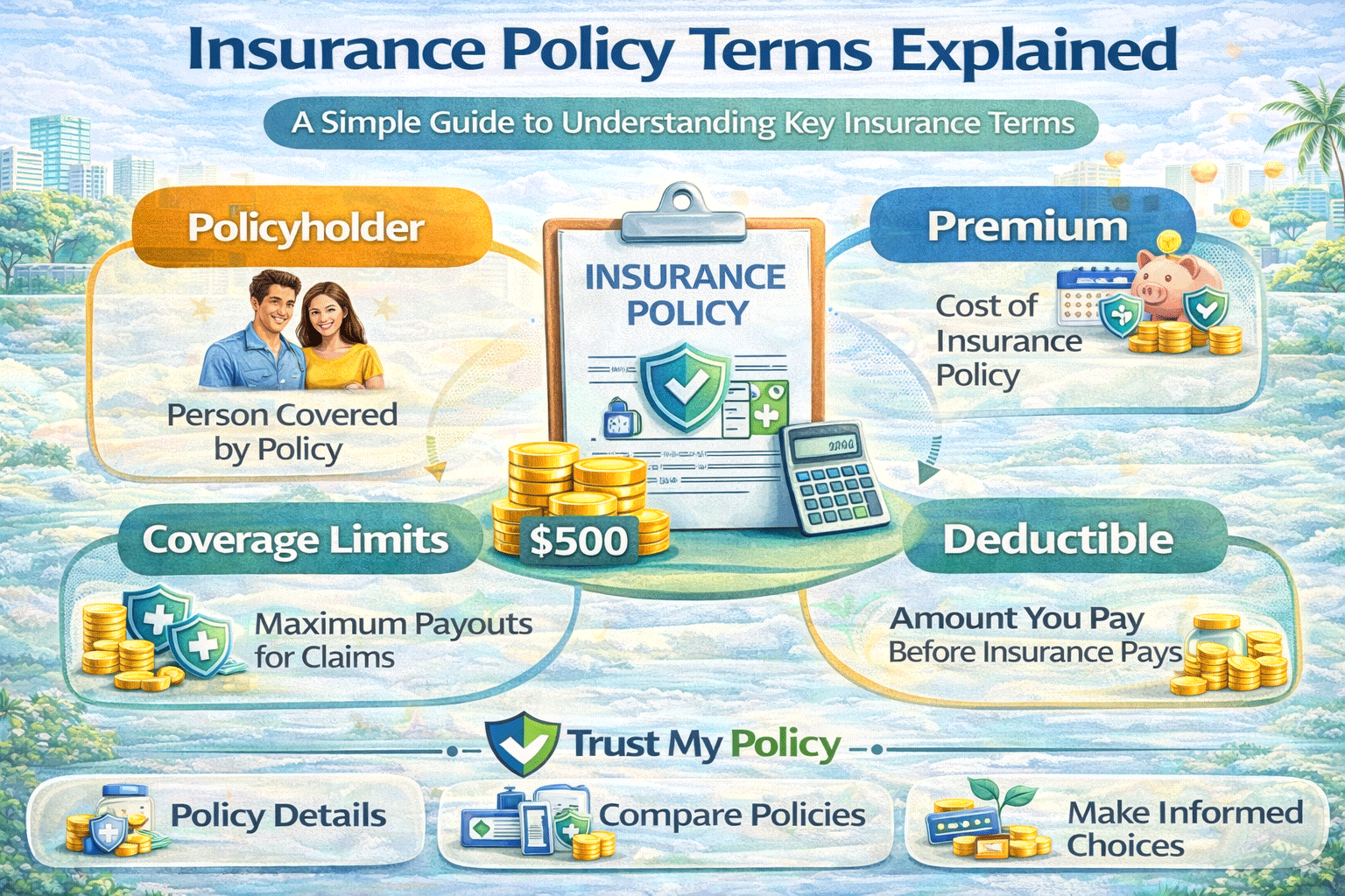 Insurance Policy Terms Explained: A Simple Guide to Understanding Key Insurance Terms | Trust My Policy