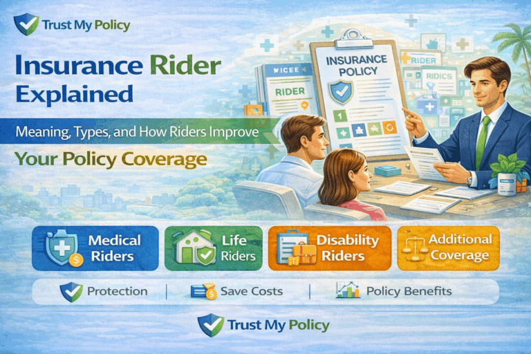 Insurance Rider Explained | Trust My Policy