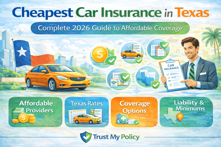 Cheapest Car Insurance in Texas: Compalete 2026 Guide to Affordable Coverage | Trust My Policy