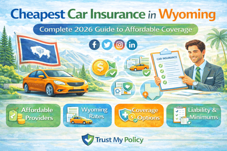 Cheapest Car Insurance in Wyoming: Complete 2026 Guide to Affordable Coverage | Trust My Policy
