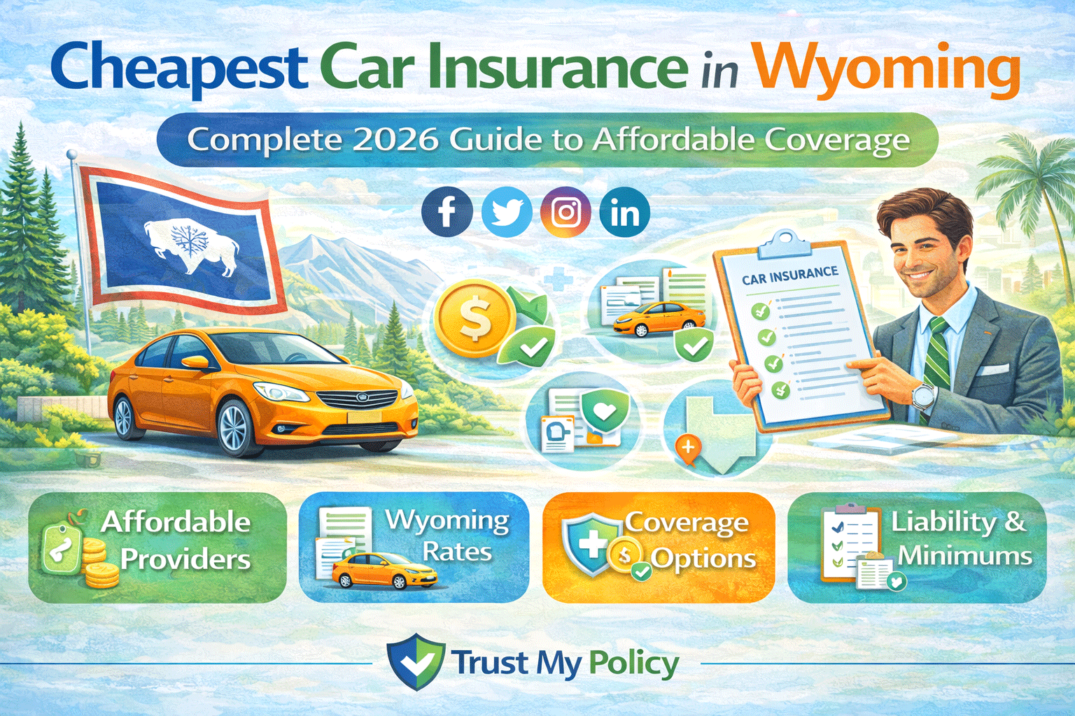 Cheapest Car Insurance in Wyoming: Complete 2026 Guide to Affordable Coverage