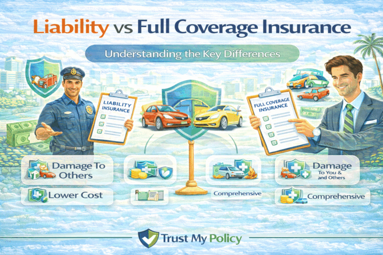 Liability vs Full Coverage Insurance | Trust My Policy