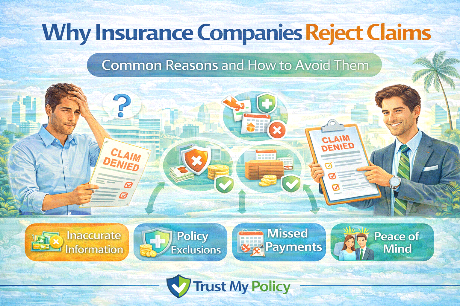 Why Insurance Companies Reject Claims: Common Reasons and How to Avoid Them