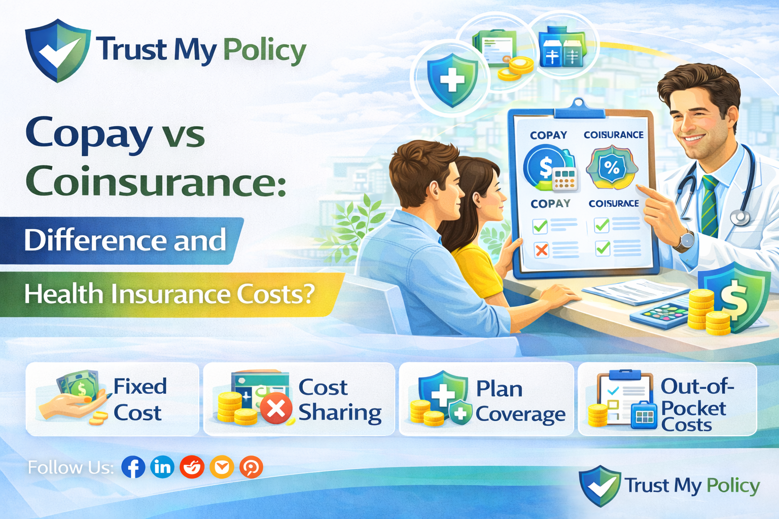 Copay vs Coinsurance: Difference and Health Insurance Costs?