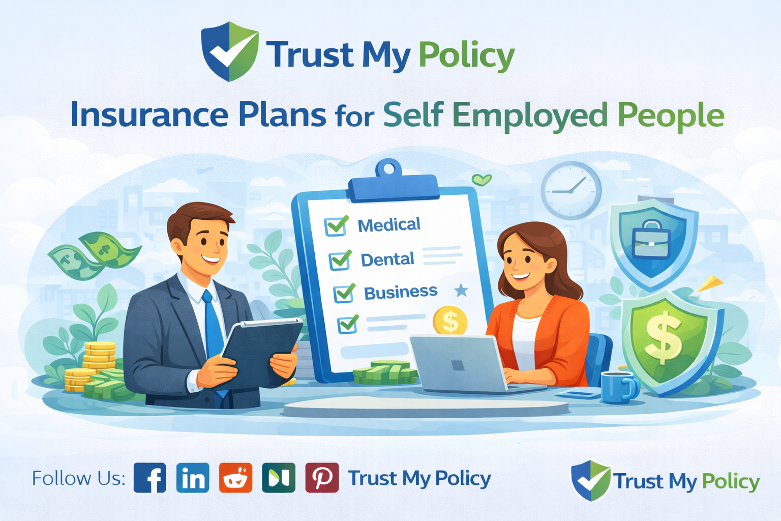 Insurance Plans for Self Employed People - Trust My Policy