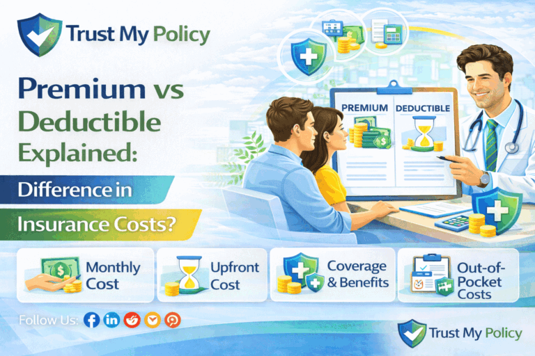 Premium vs Deductible Explained: Difference in Insurance Costs | Trust My Policy