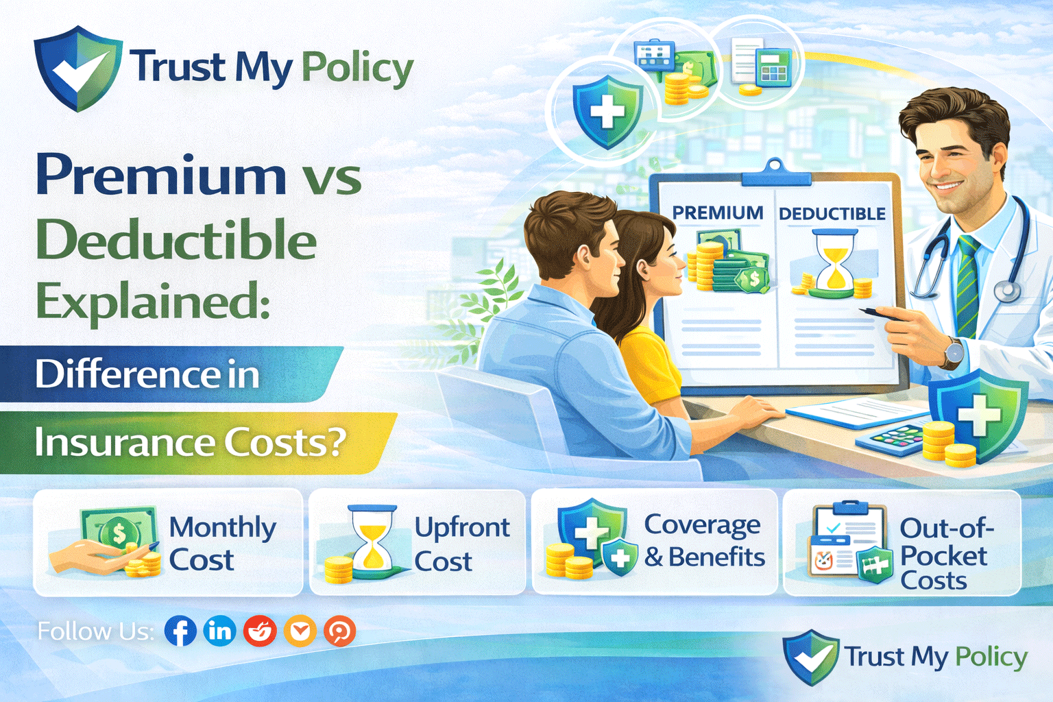 Premium vs Deductible Explained: Difference in Insurance Costs