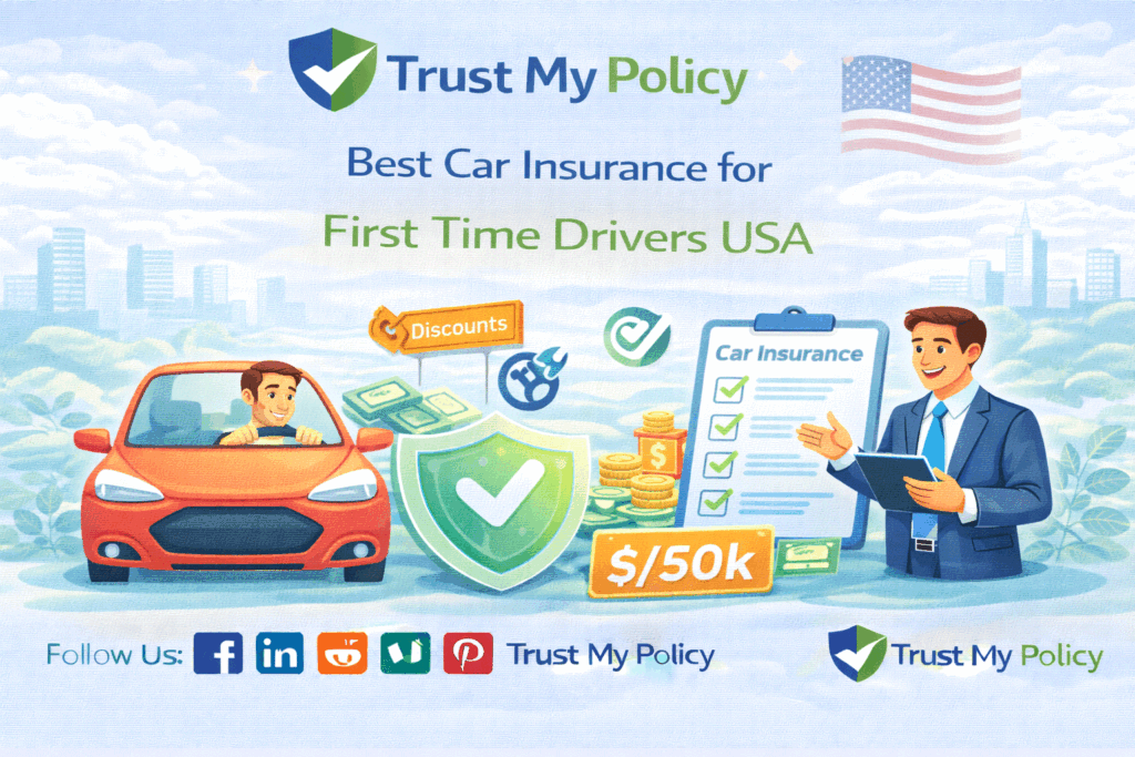 Car Insurance First Time Driver Temporary Car Insurance 1 Day Cover USA: Top 5 Options 2026 | Trust My ...