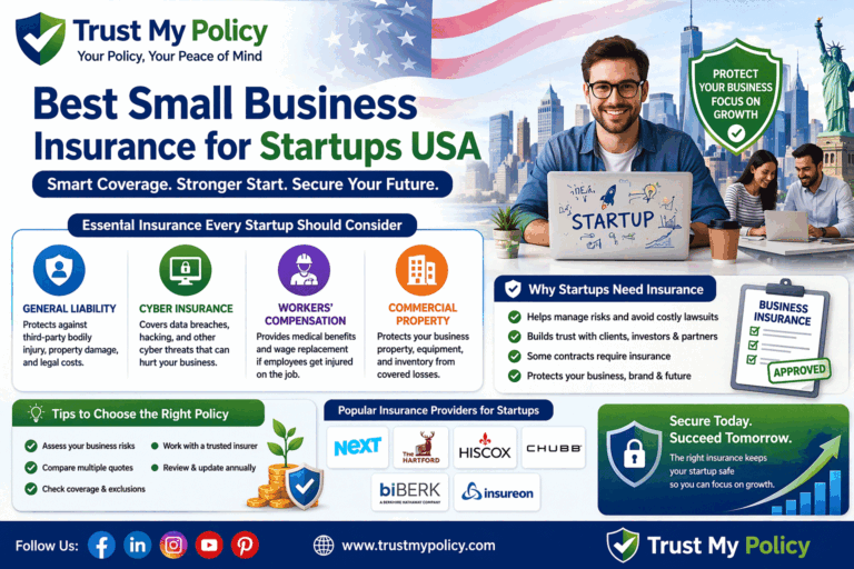 Best Small Business Insurance for Startups USA | Trust My Policy