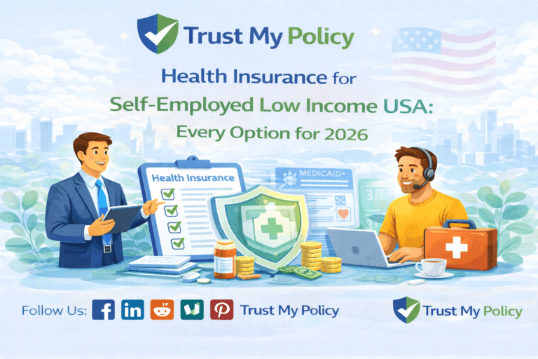 Health Insurance for Self Employed Low Income USA | Trust My Policy