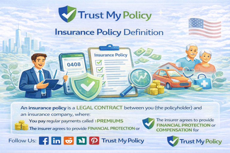 Insurance Policy Definition | Trust My Policy