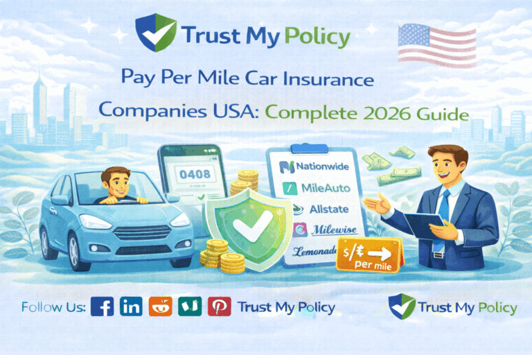 Pay Per Mile Car Insurance Companies USA | Trust My Policy
