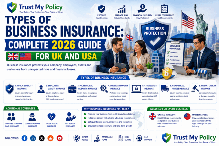 Types of Business Insurance | Trust My Policy