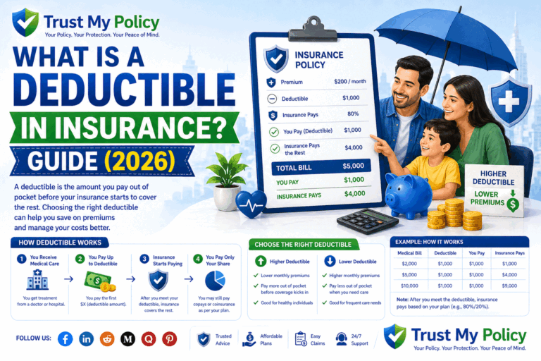 What Is a Deductible in Insurance | Trust My Policy