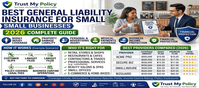 Best General Liability Insurance for Small Businesses